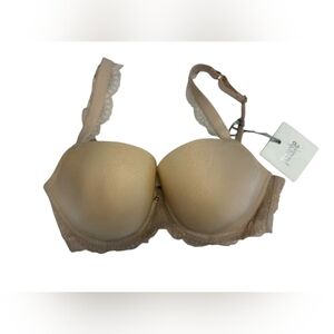 Panache Black NWT Ardour TShirt Bra Nude Size 32E